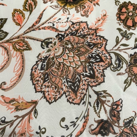 Anthropologie Boho V Neck Balloon Sleeve Maxi Dress Floral Tiered size Small - Picture 6 of 16